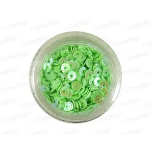 Zdobení na nehty, kolečka (dutá) CDčka - zelená obraz