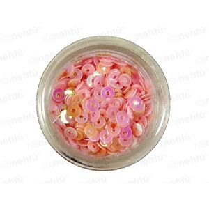 Zdobení na nehty, kolečka (dutá) CDčka - růžová obraz