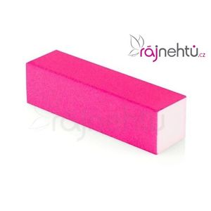 Pilník blok barevný - neon růžový obraz