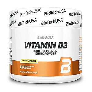 Vitamin D3 práškový - Biotech USA 150 g Lemon obraz