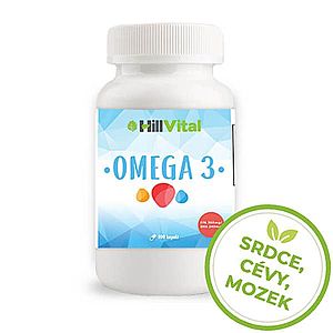 HillVital | Omega 3 mastné kyseliny - Rybí olej - 1000 mg - 100 kapslí obraz