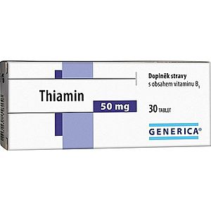 Generica Thiamin 50 mg 30 tablet obraz