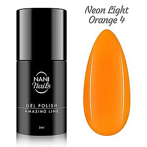 NANI gel lak Amazing Line 5 ml - Neon Light Orange obraz