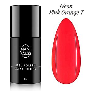 NANI gel lak Amazing Line 5 ml - Neon Pink Orange obraz