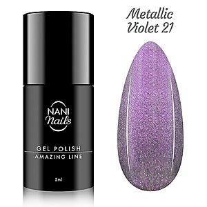 NANI gel lak Amazing Line 5 ml - Metallic Violet obraz