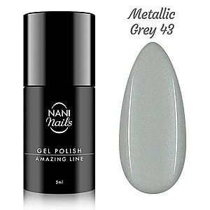 NANI gel lak Amazing Line 5 ml - Metallic Grey obraz