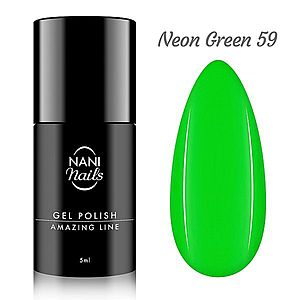 NANI gel lak Amazing Line 5 ml - Neon Green obraz
