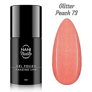 NANI gel lak Amazing Line 5 ml - Glitter Peach obraz