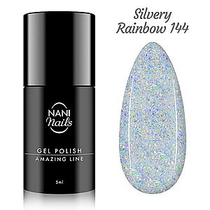NANI gel lak Amazing Line 5 ml - Silvery Rainbow obraz
