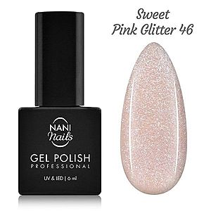 NANI gel lak 6 ml - Sweet Pink Glitter obraz