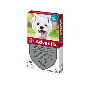 Advantix pro psy 4-10 kg spot-on 4x1 ml obraz