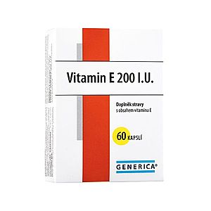 Generica Vitamin E 200 I.U. 60 kapslí obraz