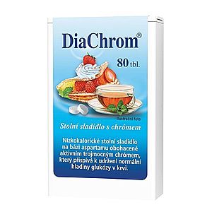 DiaChrom nízkokalorické sladidlo 80 tablet obraz