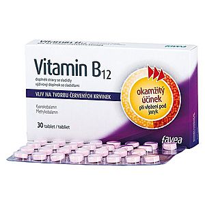 Favea Vitamín B12 30 tablet obraz