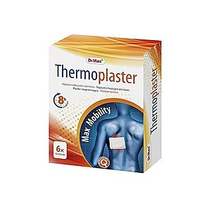 Dr. Max Thermoplaster Náplast s hřejivým účinkem 6 náplastí 13 x 9, 5 cm obraz