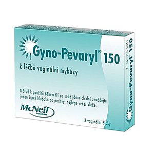 Gyno-pevaryl 150 mg 3 vaginální čípky obraz