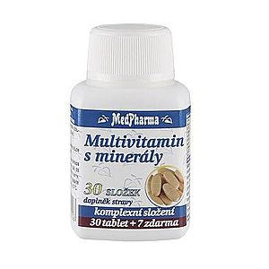 Medpharma Multivitamín s minerály 30 složek 37 tablet obraz