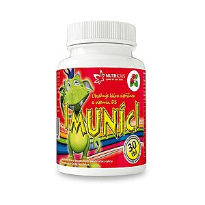 Nutricius Imuníci Hlíva ústřičná s vitaminem D pro děti 30 cucacích tablet obraz