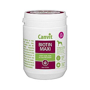 Canvit Biotin Maxi pro psy ochucený 166 tablet obraz