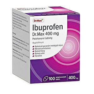 Dr. Max Ibuprofen 400 mg 100 potahovaných tablet obraz