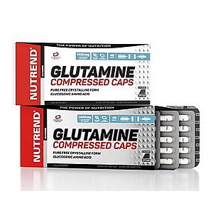 Glutamine Compressed Caps - Nutrend 120 kaps. obraz