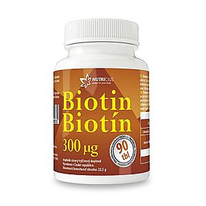 Nutricius Biotin 300 µg 90 tablet obraz