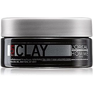 L’Oréal Professionnel Homme 5 Force Clay modelovací hlína silné zpevnění 50 ml obraz