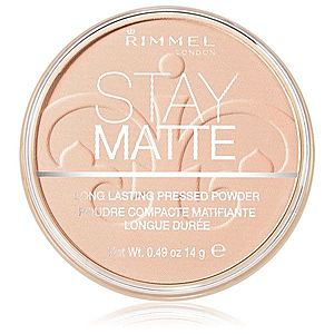 Rimmel Stay Matte pudr odstín 002 Pink Blossom 14 g obraz
