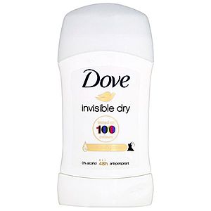 Dove Invisible Dry Antiperspirant tuhý antiperspirant proti bílým skvrnám 48h 40 ml obraz