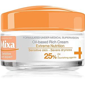 MIXA Extreme Nutrition bohatý hydratační krém s pupalkovým olejem 50 ml obraz