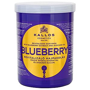 Kallos Blueberry revitalizační maska pro suché, poškozené a chemicky ošetřené vlasy 1000 ml obraz