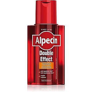 Alpecin Double Effect kofeinový šampon pro muže proti lupům a vypadávání vlasů 200 ml obraz