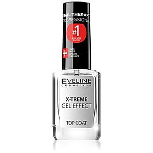 Eveline Cosmetics Nail Therapy X-treme Gel Effect krycí lak na nehty pro lesk 12 ml obraz
