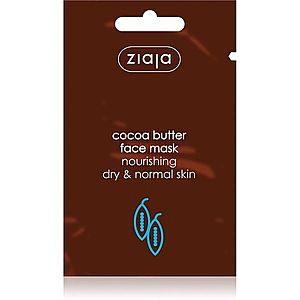 Ziaja Cocoa Butter výživná maska pro normální a suchou pleť 7 ml obraz