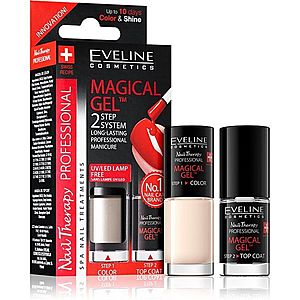 Eveline Cosmetics Nail Therapy Professional gelový lak na nehty bez užití UV/LED lampy odstín 08 2x5 ml obraz