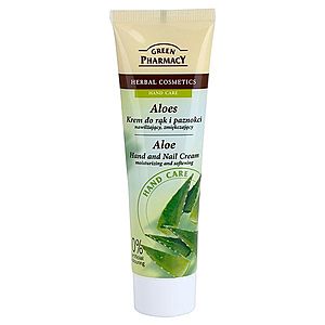 Green Pharmacy Hand Care Aloe hydratační a zvláčňující krém na ruce a nehty 100 ml obraz