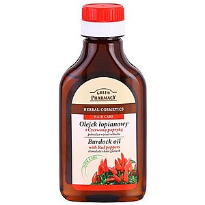 Green Pharmacy Hair Care Red Peppers lopuchový olej pro stimulaci růstu vlasů 100 ml obraz