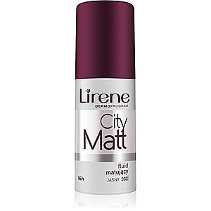Lirene City Matt matující fluidní make-up s vyhlazujícím efektem odstín 203 Light 30 ml obraz