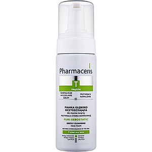 Pharmaceris T-Zone Oily Skin Puri-Sebostatic čisticí pěna pro pleť vysušenou a podrážděnou léčbou akné 150 ml obraz