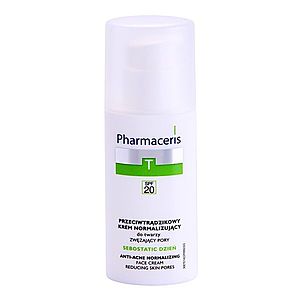 Pharmaceris T-Zone Oily Skin Sebostatic Day denní krém na stažení pórů pro problematickou pleť, akné SPF 20 50 ml obraz
