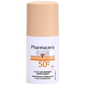 Pharmaceris F-Fluid Foundation ochranný krycí make-up SPF 50+ odstín 01 Ivory 30 ml obraz