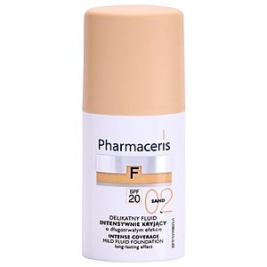 Pharmaceris F-Fluid Foundation intenzivně krycí make-up s dlouhotrvajícím efektem SPF 20 odstín 02 Sand 30 ml obraz