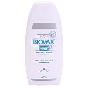 L’biotica Biovax Keratin & Silk posilující šampon s keratinovým komplexem 200 ml obraz