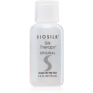 Biosilk Silk Therapy Original hedvábná regenerační péče pro všechny typy vlasů 15 ml obraz