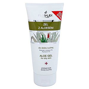 FlosLek Pharma Dry Skin Aloe Vera regenerační gel na obličej a dekolt 200 ml obraz