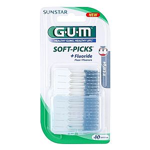 G.U.M Soft-Picks +Fluoride dentální párátka X-Large 40 ks obraz