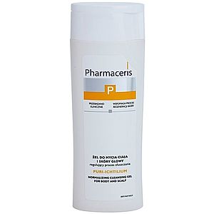 Pharmaceris P-Psoriasis Puri-Ichtilium mycí gel na tělo a pokožku hlavy při projevech lupénky 250 ml obraz