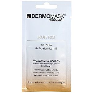 L’biotica DermoMask Night Active liftingová a zpevňující maska s 24karátovým zlatem 12 ml obraz
