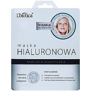 L’biotica Masks Hyaluronic Acid plátýnková maska s hydratačním a vyhlazujícím účinkem 23 ml obraz