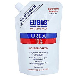 Eubos Dry Skin Urea 10% hydratační tělové mléko pro suchou a svědící pokožku náhradní náplň 400 ml obraz
